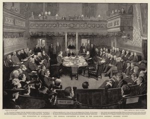 A Federação da Australásia, a Convenção Federal em Ação na Assembléia Legislativa, Sydney